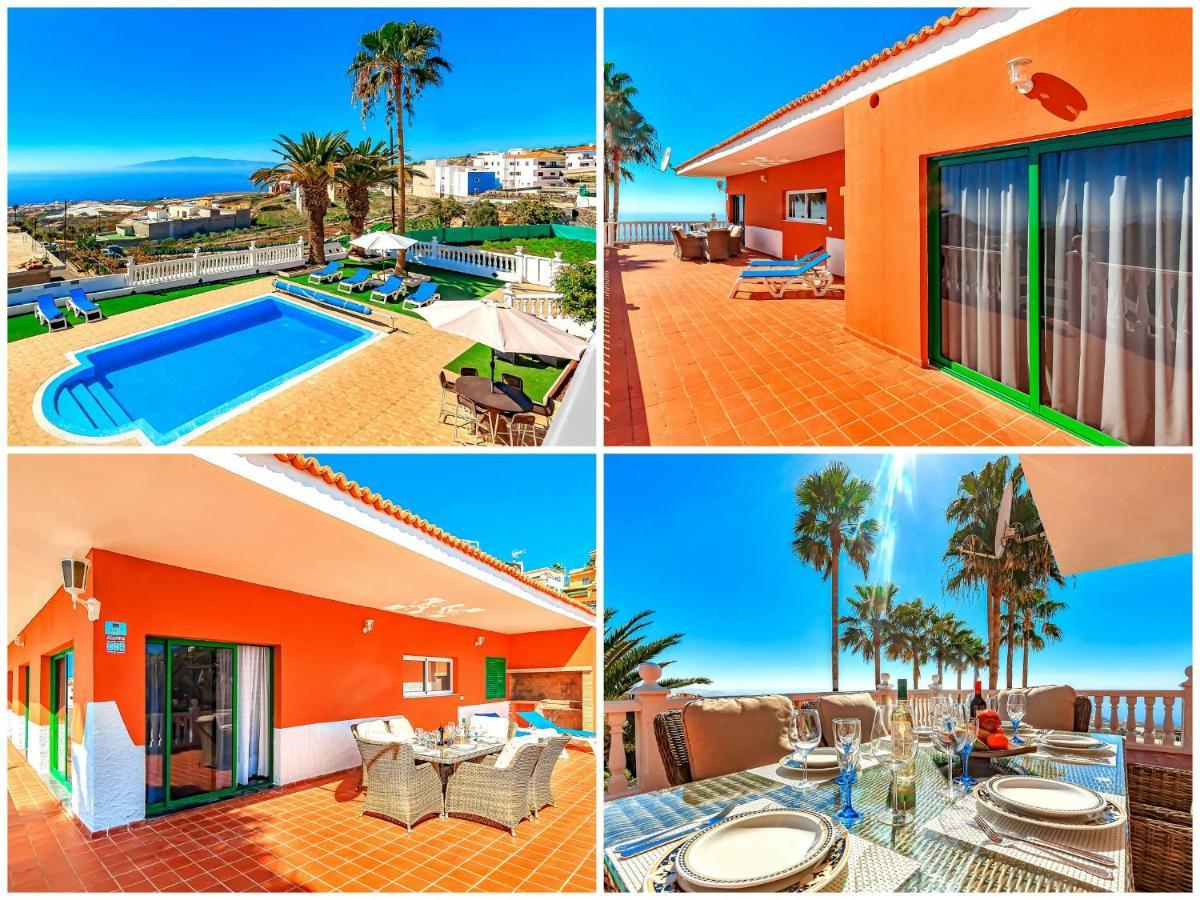 Villa Raquel With Private Pool And Sea View Los Menores Exterior photo